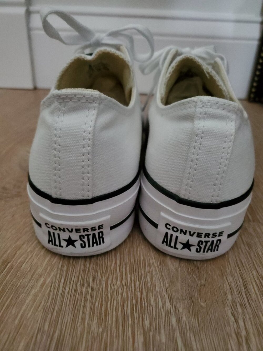 Converse Chuck Taylor All Star Lift Platform Canvas White Women's Shoes Size 7 - Picture 9 of 14